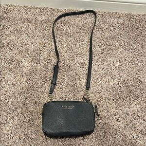 Kate Spade Black Leather Crossbody Bag